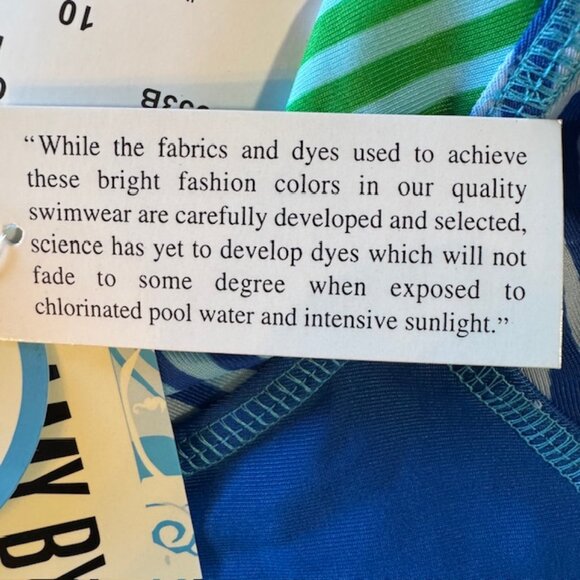 NWT Amy Byer 2 piece Swimsuit Set sz 10 - Picture 6 of 10